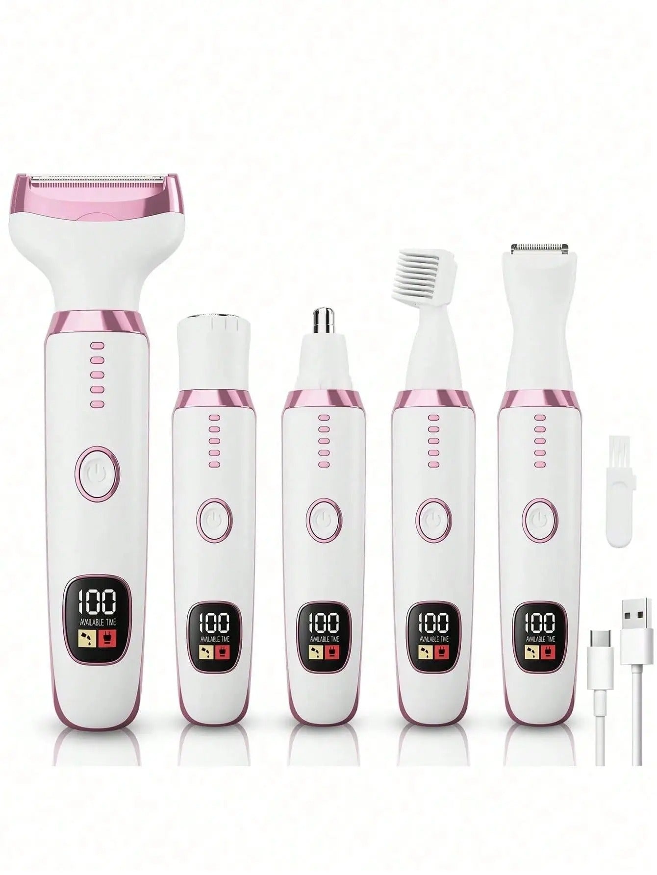 Next gen 4-in-1 Shaver with LED Display and Waterproof