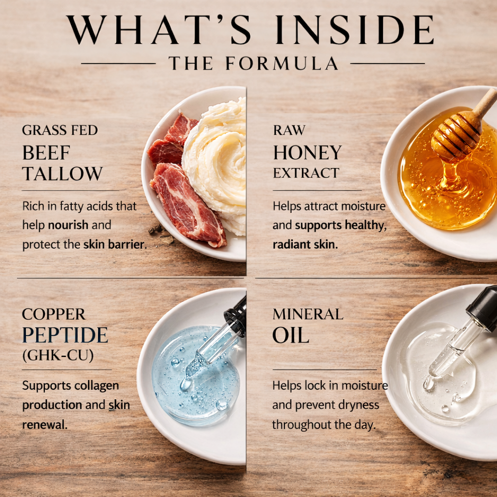 Zerane™ Whipped Tallow Honey Balm - Anti Aging Firm Skincare