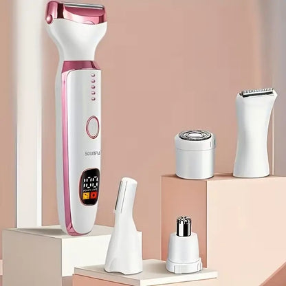 Next gen 4-in-1 Shaver with LED Display and Waterproof