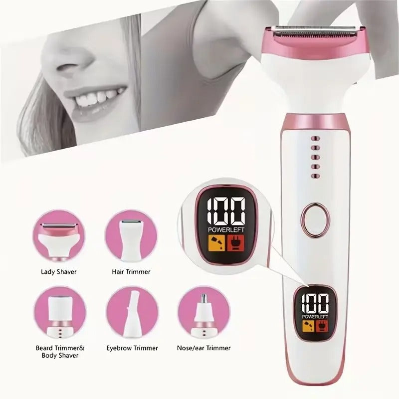 Next gen 4-in-1 Shaver with LED Display and Waterproof