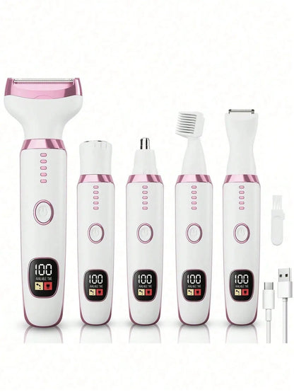 Next gen 4-in-1 Shaver with LED Display and Waterproof